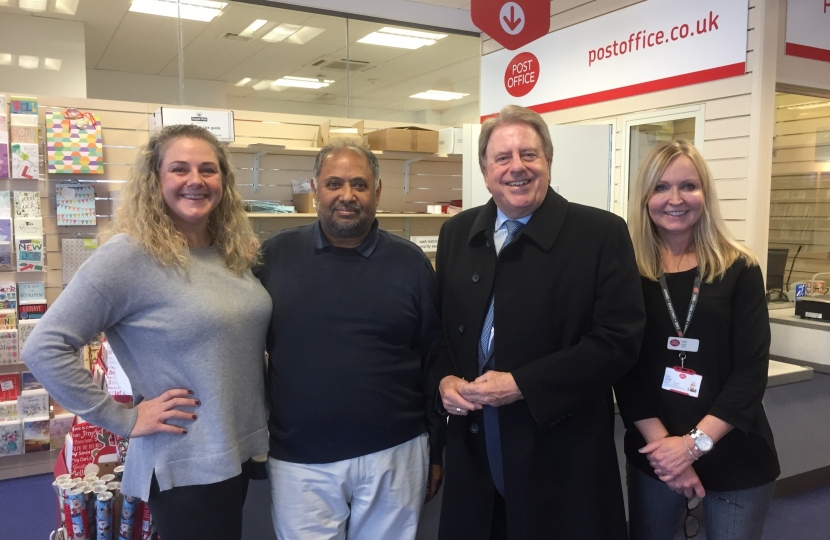 Crayford Post Office visit December 2017