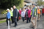 Mayor, Cllr. Sybil Camsey, and David Evennett MP on the first part of the Walk.