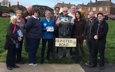 Photograph: Local Conservatives campaigning and listening to local residents in the new Barnehurst Ward.