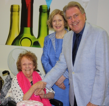 Edna, Rt Hon David Evennett MP and his wife Marilyn